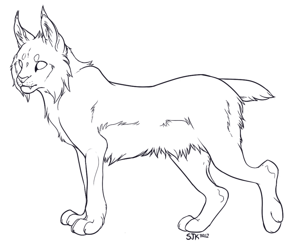 Lynx Png Hd (black)