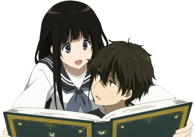 Hyouka Png Clipart (white, black)