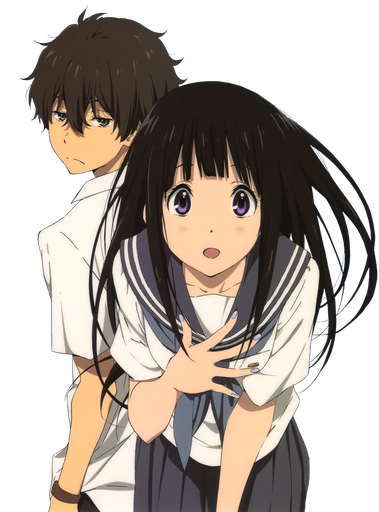 Hyouka Png Free Download (white, pink, black)