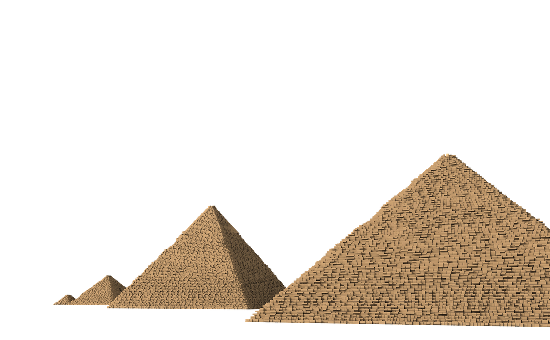 Pyramids Png Transparent Image (gray, black)