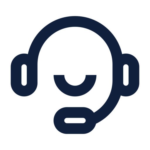 System Customer Service Line Free Png Icon (black)