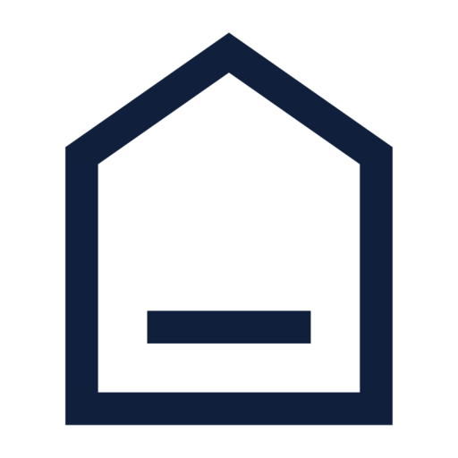 System Home Line Free Png Icon Download (black)