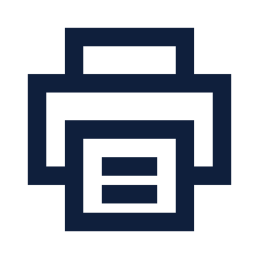 System Printing Line Free Png Icon Download (black)