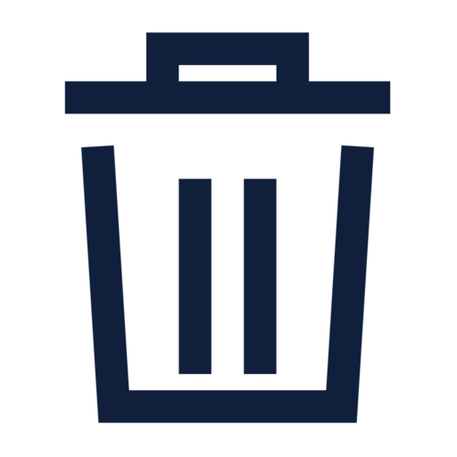 System Trash Line Free Transparent Png Icon Download (black)