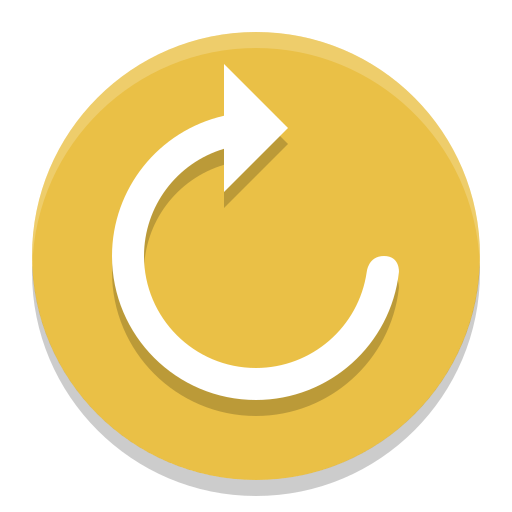 Systemreboot Free Transparent Png Icon Download (gold, salmon, black, white)