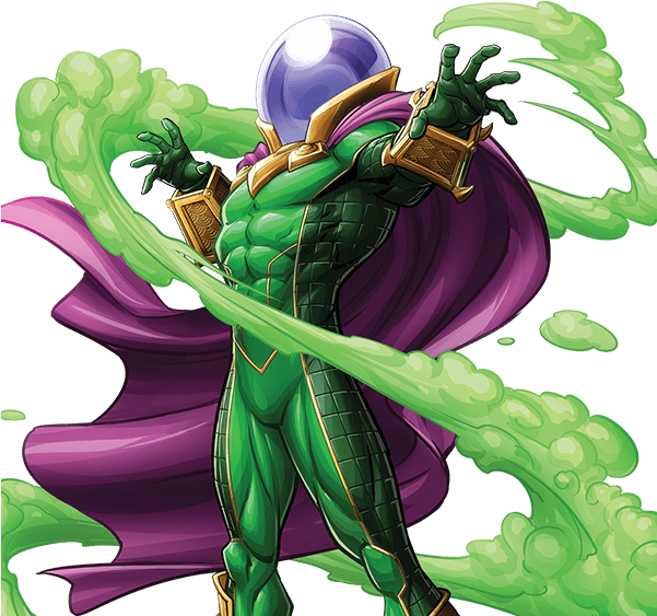 Mysterio Marvel Png Isolated Pic (white, indigo, black)