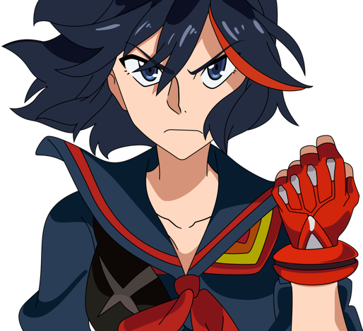 Ryuko Matoi Background Png (navy, pink, black, salmon, indigo)