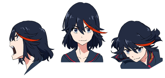 Ryuko Matoi Png Free Download (navy, white, beige, black, indigo)