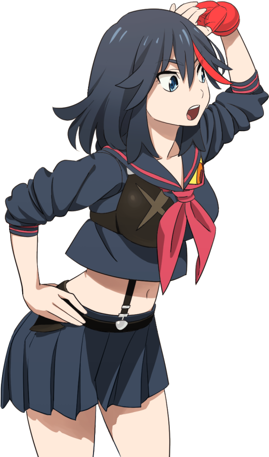 Ryuko Matoi Png Hd (black, indigo, beige, gray)