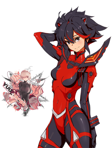 Ryuko Matoi Png Photo (black, indigo, red)