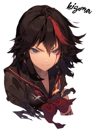 Ryuko Matoi Png Picture (black)