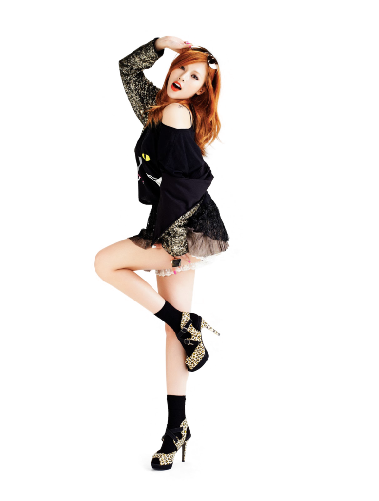 Hyuna Png Download Image (black)