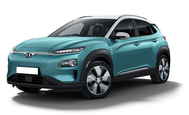 Hyundai Kona Ev Png Clipart (teal, black)