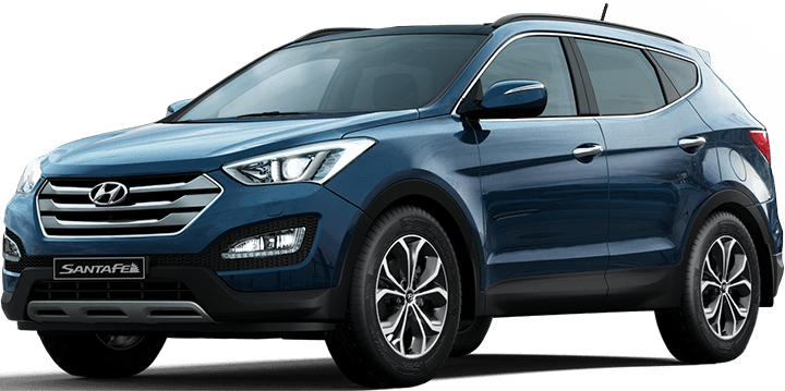 Hyundai Santa Fe Png Pic (gray, white, black)