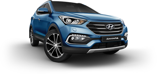 Hyundai Santa Fe Transparent Png (black)