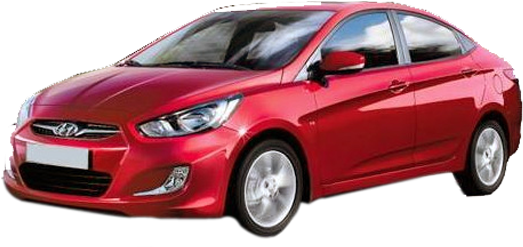 Hyundai Verna Png Free Download (maroon, black)