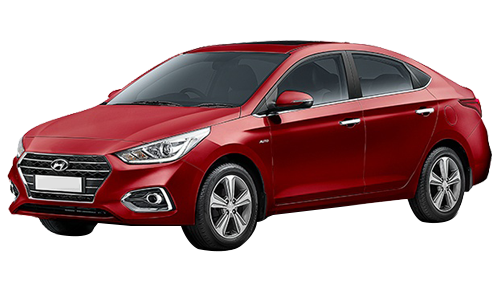 Hyundai Verna Png Image (white, lavender, salmon, silver)