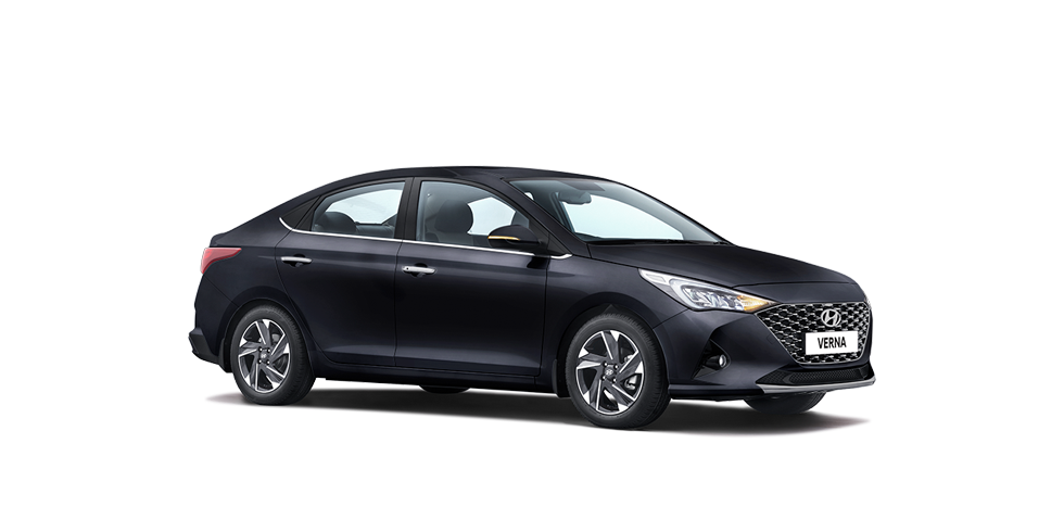 Hyundai Verna Png Isolated Pic (black)