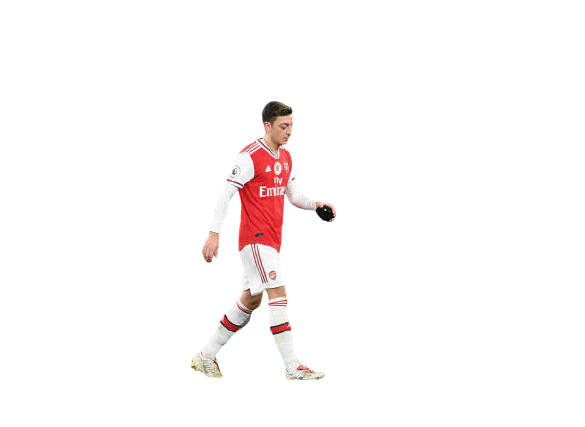 Ozil Arsenal Png Image (white, silver, chocolate, black)