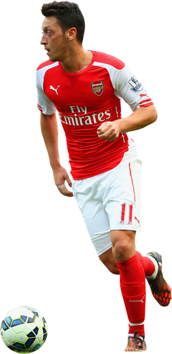 Ozil Arsenal Png Photos (white, maroon, black)