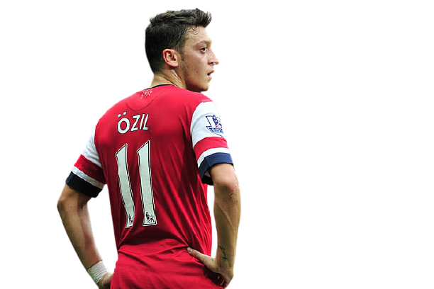 Ozil Arsenal Png Pic (red, maroon, black)