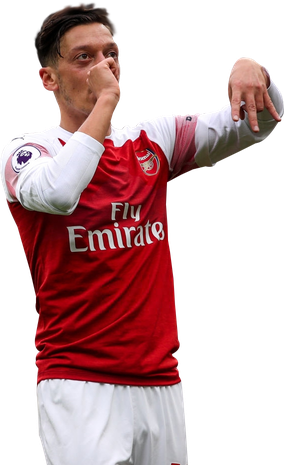 Ozil Arsenal Png (white, lavender, black)