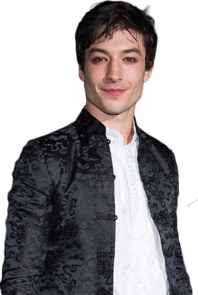 Ezra Miller Png Pic (black, white, lavender)